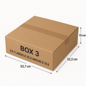 Caja EnvíoExpress BOX 3 (33.7x32.2x10 cm)