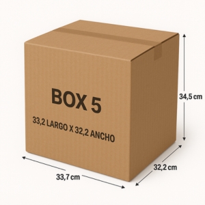 Caja EnvíoExpress BOX 5 (33.7x32.2x34.5 cm)